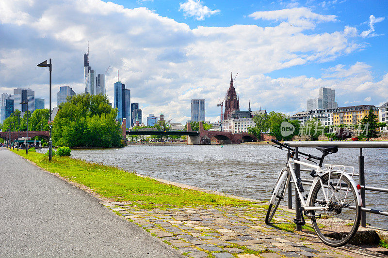 Riverbank of Frankfurt Am Main